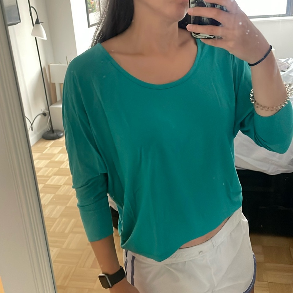 3/4 Sleeve Teal Top